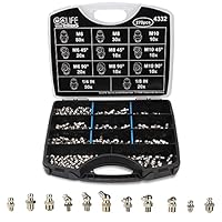 KAERYZ 110 Pz Metrico DIN 71412 Grasso Nipplo Assortimento M6 M8 - Foto 12