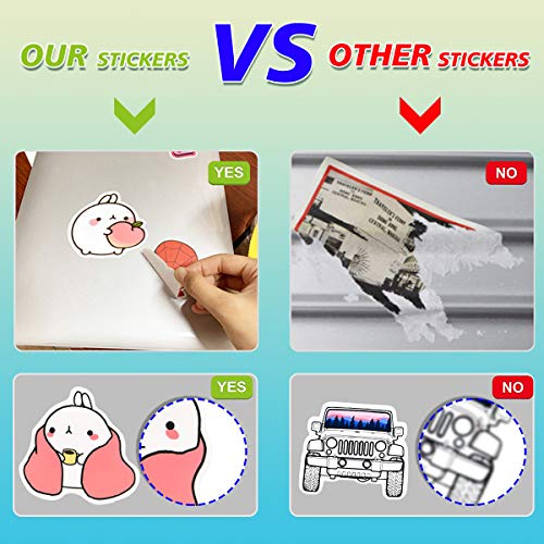 Cute Kawaii Cartoon Chubby Rabbit Stickers -100Pcs Sticker Decals For Kids Girl Diy Stationery Guitar Laptop Skateboard Lovely Anime Sticker #TOP2