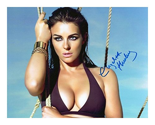Elizabeth Hurley Signed Autographed A4 Photo Print Poster