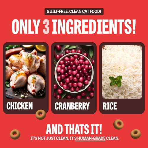 Image of Petcrux Chicken & Cranberry Cat Treats, 70g