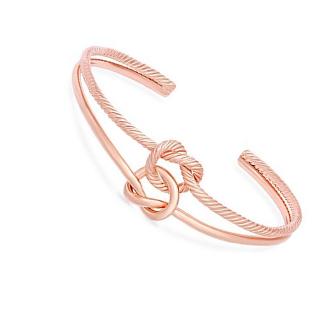 Tie The Knot Bracelet Rose Gold Love Knot Bracelet Maid of Honor Gift Bridesmaid Jewelry