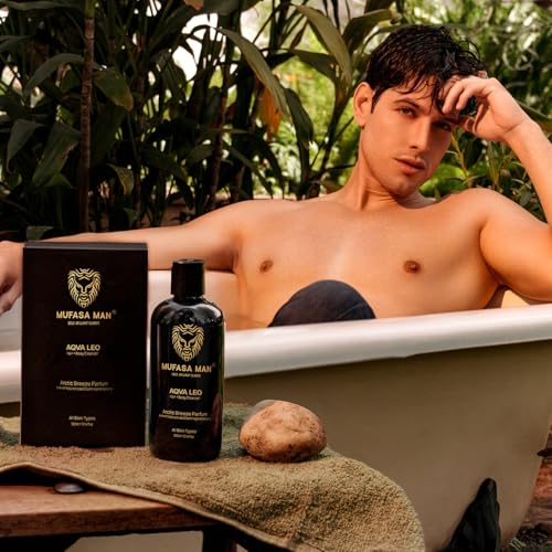 Image of Aqva Leo 2-in-1 Hair & Body Wash | AHA, Hyaluronic Acid & Aloe Vera | Arctic Breeze Parfum | All Skin Types | 300ml