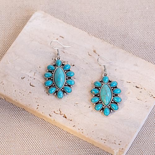 Image of Montana West Rustic Couture's Western Jewelry Set for Women Cowgirl Vintage Western Necklace Earring