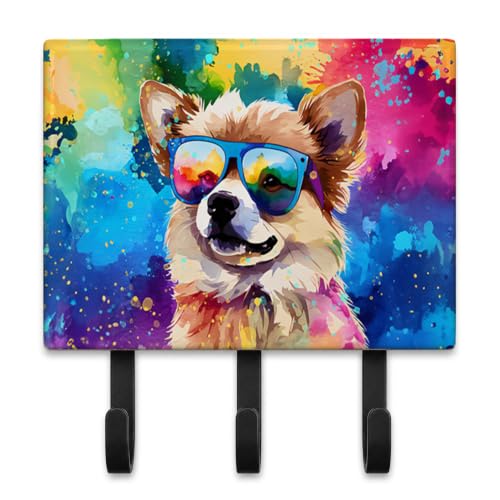 Caroline's Treasures Pomeranian Dogs Decorative Ceramic Triple Wall Hook