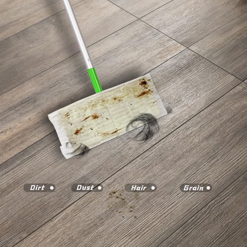 Image of XL Dry Mop Refills for Floor Mopping and Cleaning X Large Dry Sweeping Pads Disposable Sweeping Cloths for XL Sweeper, Unscented, 9.8 X 17 Inch Extra Large and Thick 30 Counts
