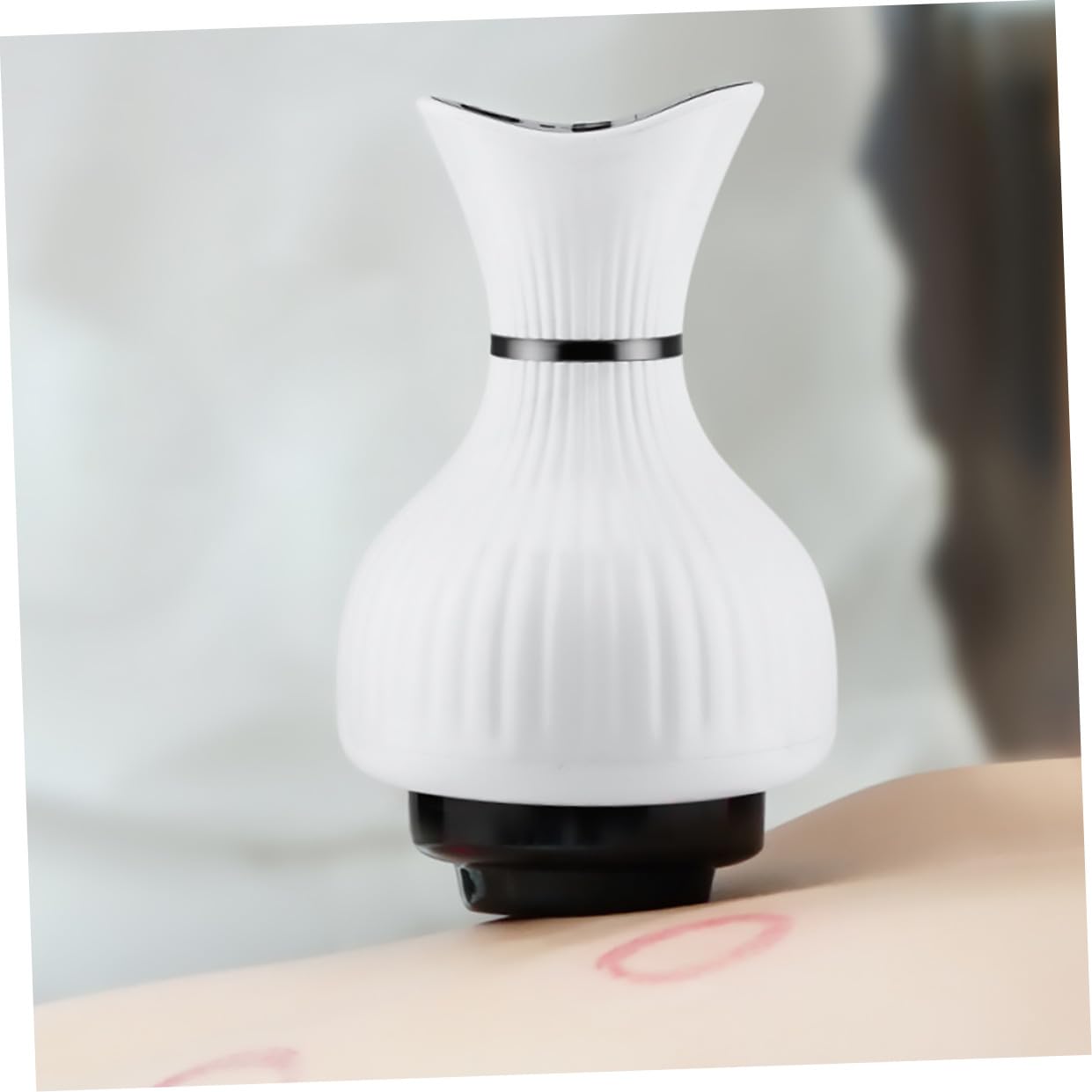 NOLITOY Cepillo Exfoliante Eléctrico Recargable Función Multiusos para Promover la Recuperación Física, Instrumento de Raspado Corporal Portátil de Material Abs