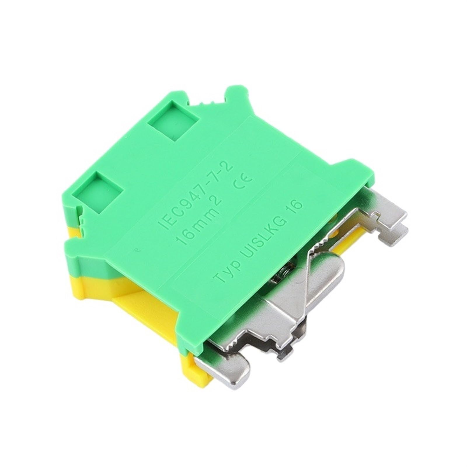 10 pièces USLKG 16N borniers à vis sur Rail Din Type 16mm2 terre terre câblage universel combiner connecteur USLKG-16