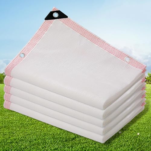 Toile d'ombrage blanche facile à installer pour ombrager les fleurs