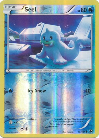 Pokemon - Seel (15/124) - XY Fates Collide