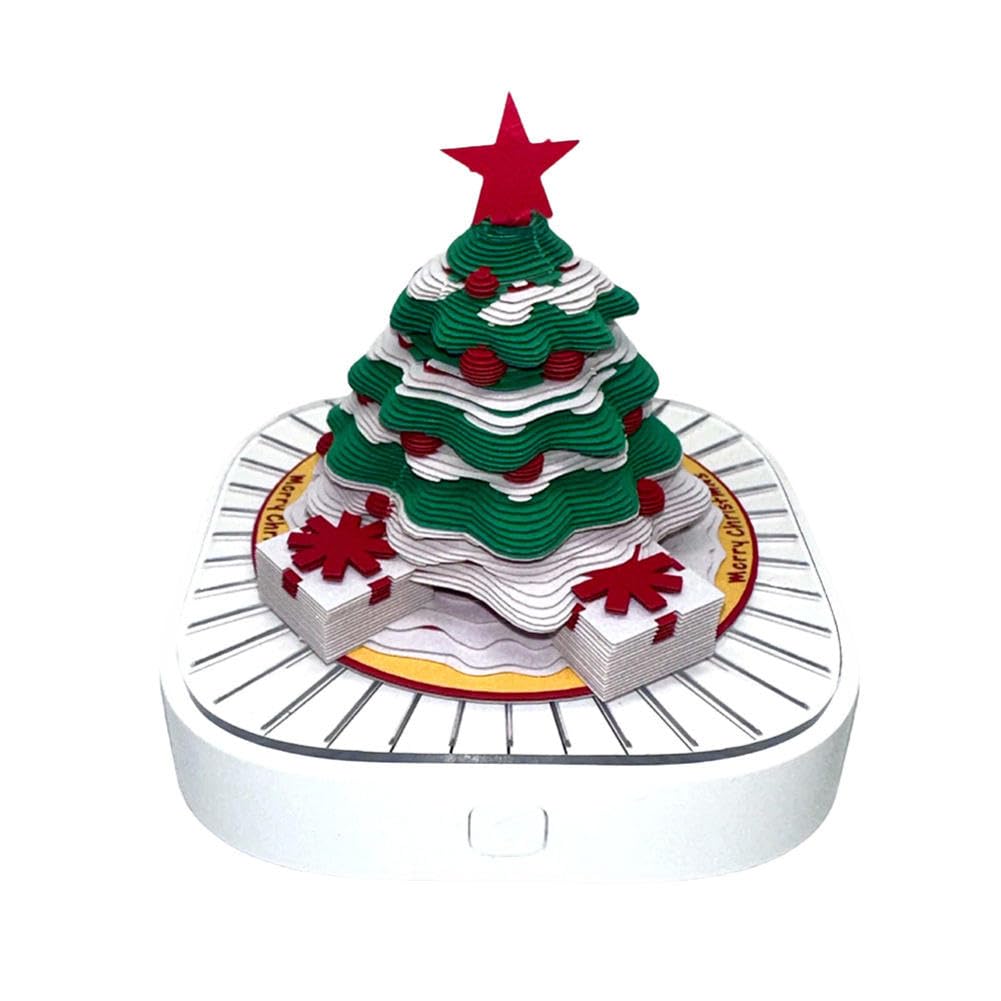 Calendario da tavolo Calendario 3D 2025, Calendario dell'albero di Natale for decorazioni o regali