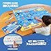 BONNYCO Felt Board for Toddlers with 107 Sea Animals Figures. Montessori and Sensory Toys, Birthday Gifts for Kids 3-8 Years Old. Educational Games, Learning Activities, Christmas