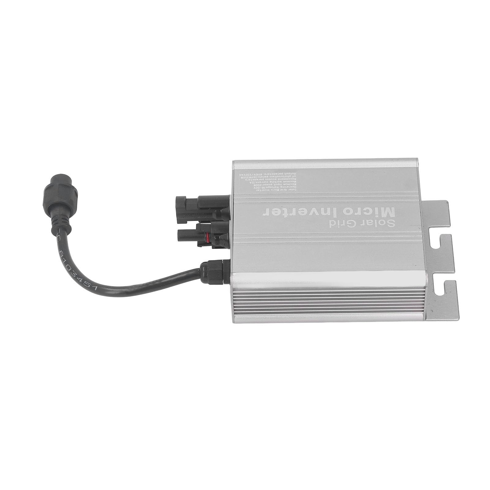 Hyuduo Kompakter Solar-Mikro-Wechselrichter IP65, Aluminiumlegierung, Hocheffiziente MPPT-Technologie, Ideal für Wohnmobile und Schiffe, 260 W (260W)