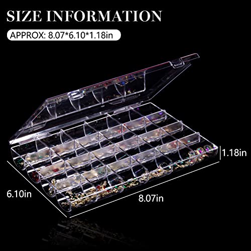 Nail Art Rhinestones Kit, Round Beads Flatback Crystals Multi Shapes Glass Crystal Rhinestones For Nail Art Makeup Face Decor Crafts Supply (Novel Style) #TOP4