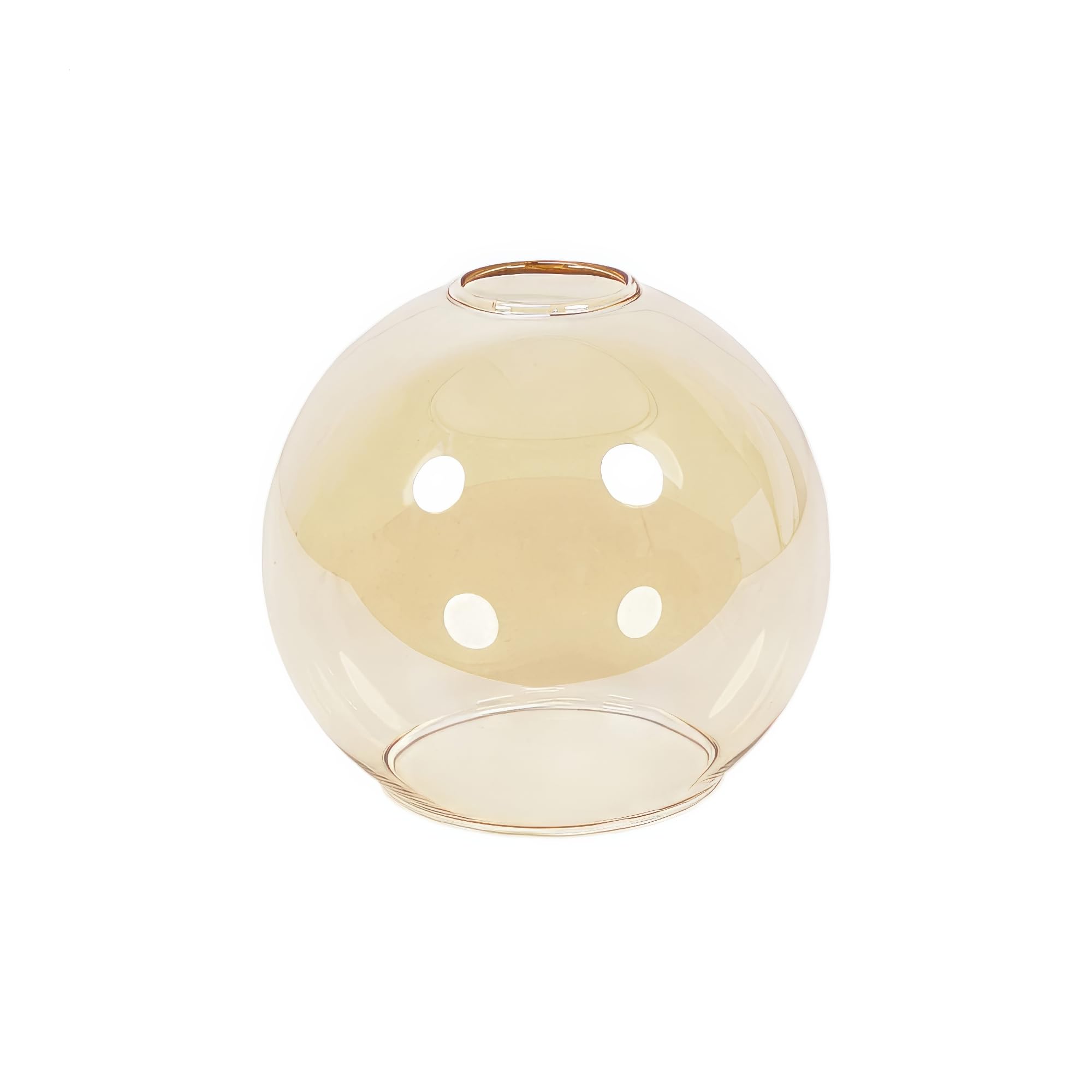Valuelights Amber | Small Glass Globe Light Shade Ceiling Light Shade | Lamp Shades, Home Décor & Improvement Essential | 15Cm Shade Width
