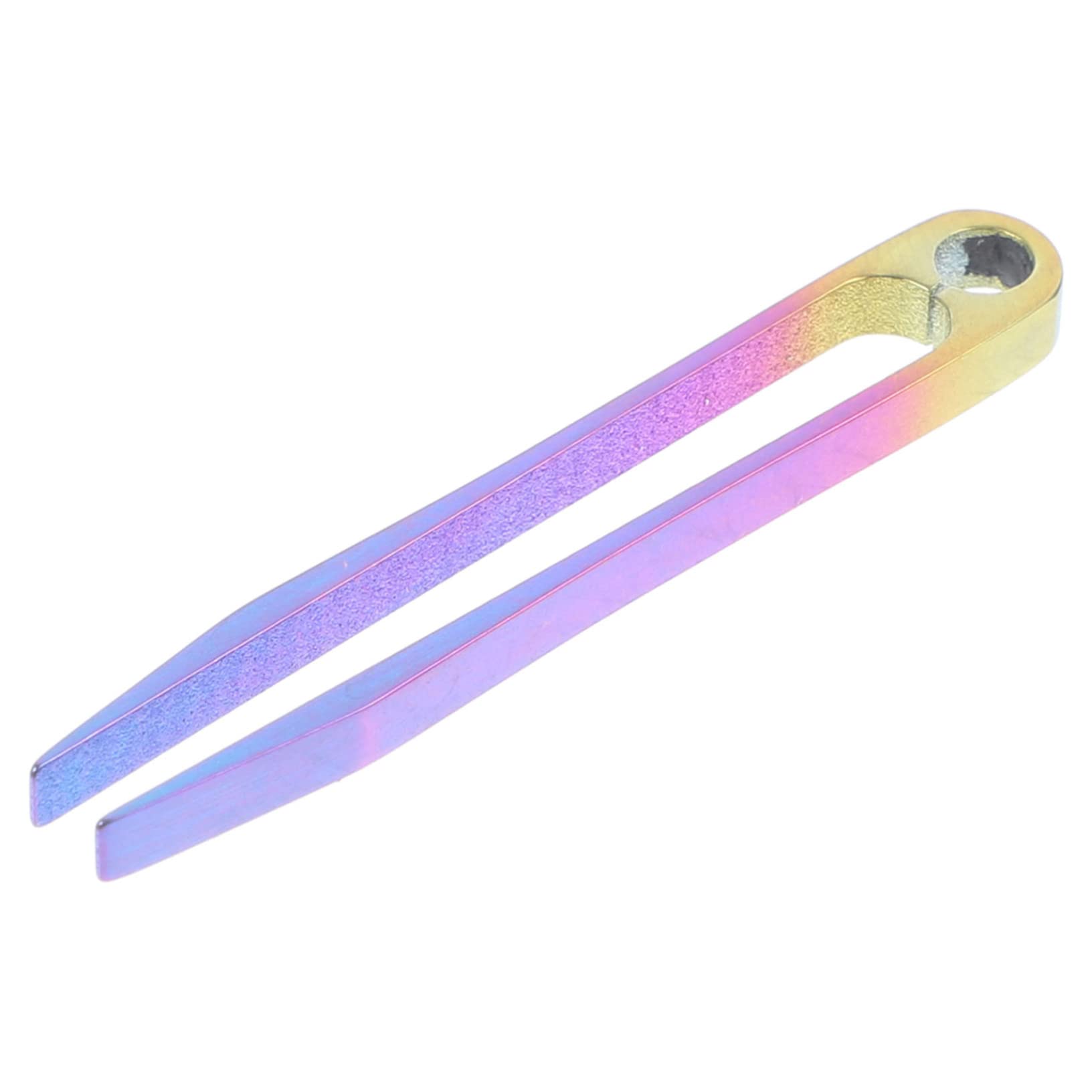 ARTIBETTER Portable Titanium Tweezers Camping Gadget Home Outdoor Tool Precision Tweezers for Travel