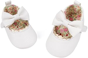 Meckior Newborn Baby Girls Dress Shoes - The Epitome of Cuteness and...