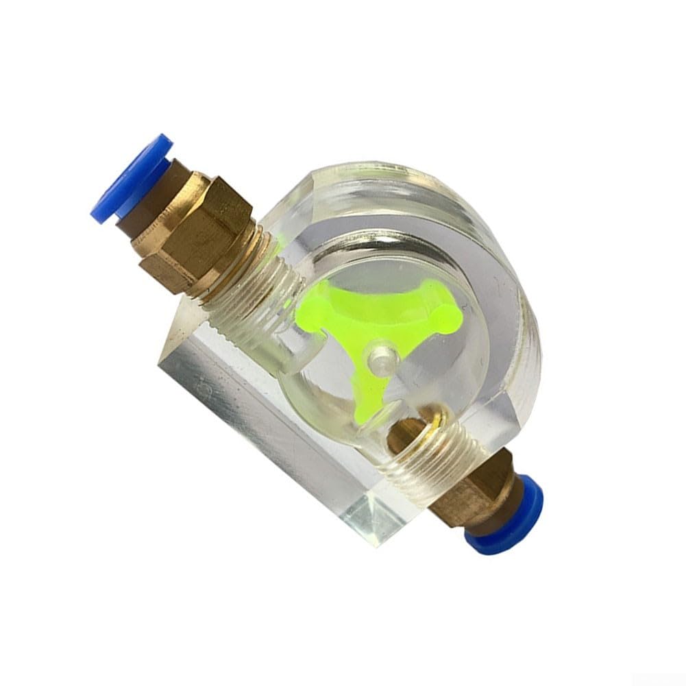 Débitmètre d'eau Indicateur de débitmètre à 6 roues à 3 voies pour système de refroidissement Débitmètre d'eau Indicateur de débitmètre à 6 roues à 3 voies pour système de refroidissement