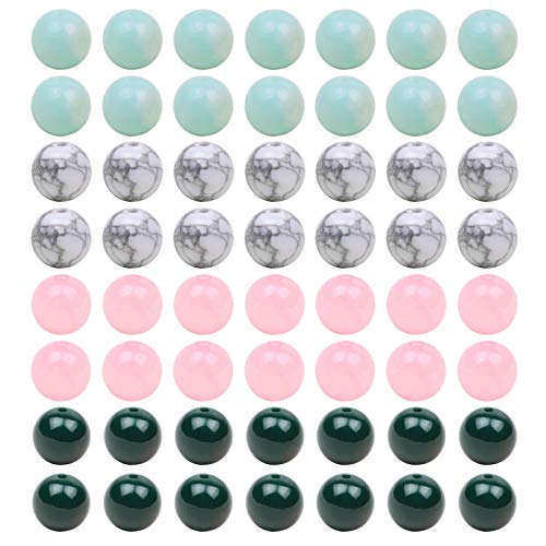 Natural Stone Beads 100pcs 8mm Round Genuine Real Stone Beading Loose Gemstone DIY Smooth Beads for Bracelet Necklace Earrings Jewelry Making