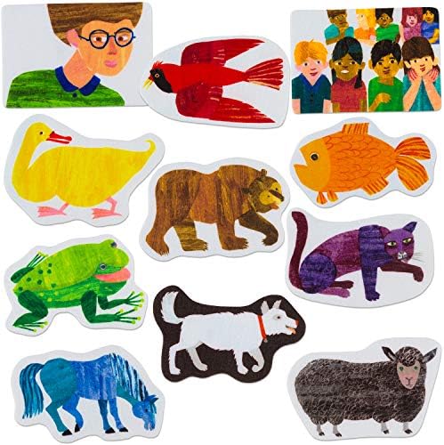 Little Folk Visuals Brown Bear, Brown Bear, What do You See? Precut Felt Pieces, 11 Pieces Set