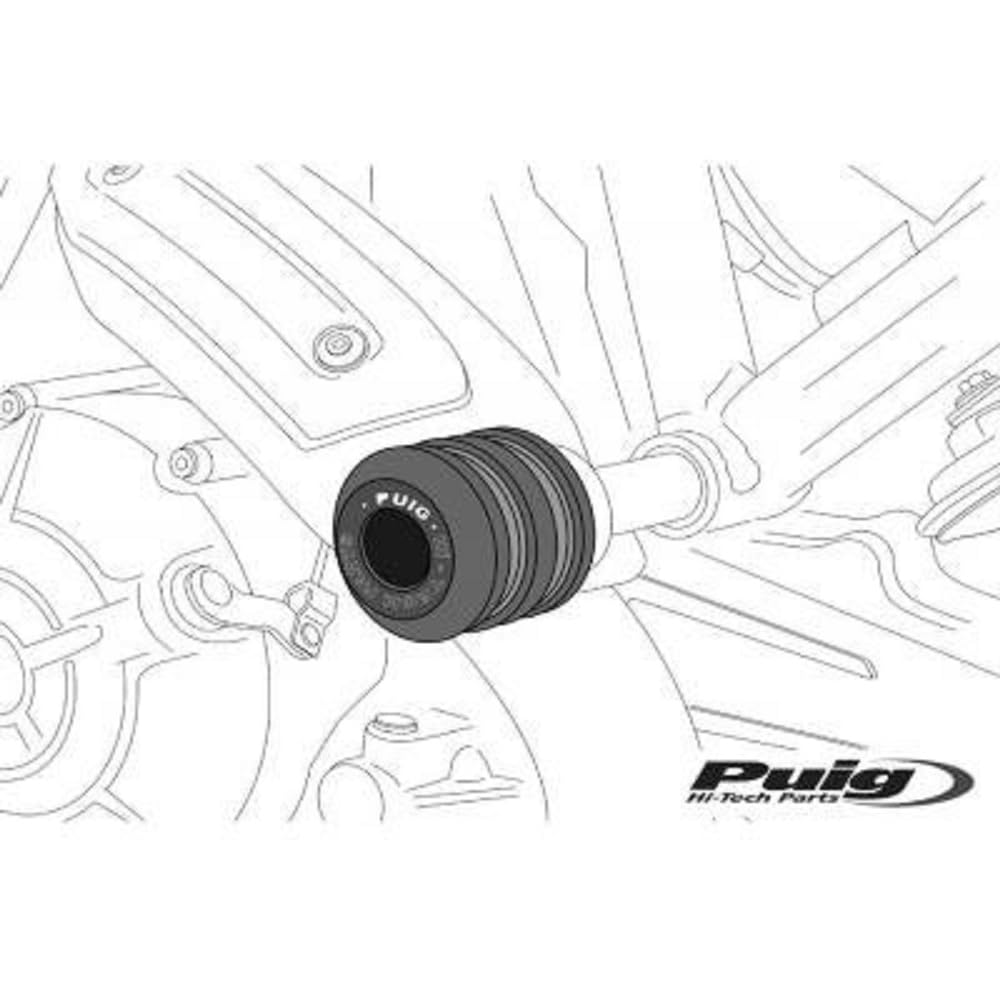 PUIG 8588 N Frame Sliders Pro Modelo para Triumph Thruxton/R 16 "-17/Bonneville T120 16" -17 "/T100 17/Bonneville Bobber 17 '/Calle Twin 16" -17/Calle Taza 17'