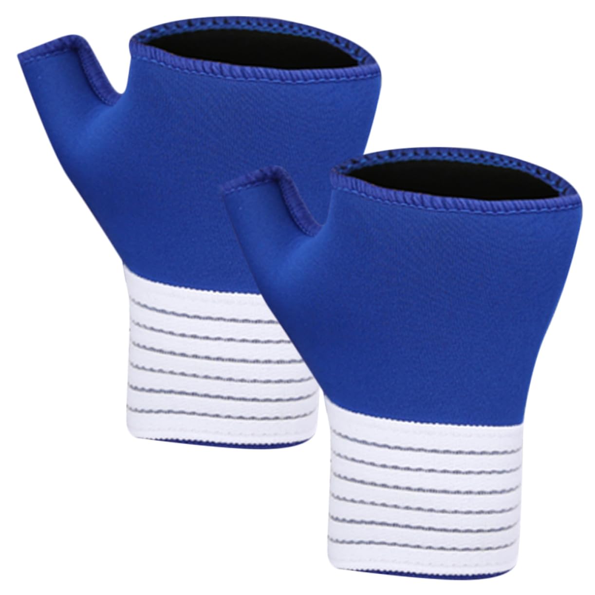 FOMIYES 1 Pair Half Finger Compression Gloves for Wrist Support Breathable Neoprene Thumb Brace for Men Women for Physical Activity and Joint Protection