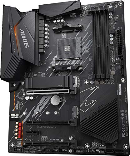 Image of GIGABYTE B550 AORUS Elite Motherboard with True 12+2 Phases Digital VRM, PCIe 4.0 x16 Slot, Dual PCIe 4.0 /3.0 x4 M.2 with Thermal Guard, 2.5GbE LAN, RGB Fusion 2.0, Q-Flash Plus