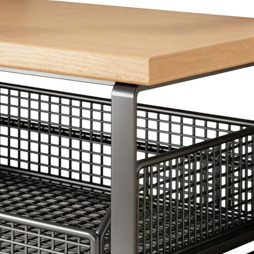 Cesta de organización de cocina de dos niveles para el rincón de café de un apartamento 8