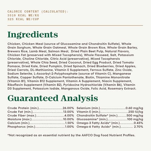 Image of Nutro Ultra High Protein Senior Dry Dog Food, Chicken, Lamb & Salmon, 30 lb