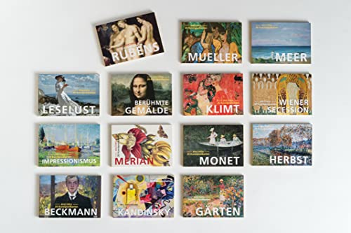 Postkarten-Set Berühmte Gemälde: 18 Kunstpostkarten aus hochwertigem Karton. ca. 0,28€ pro Karte (Anaconda Postkarten, Band 1)