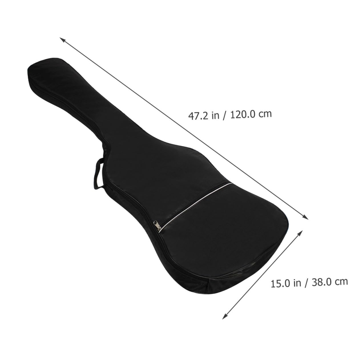 SHOWERORO Bolsa Para Bajos Eléctricos De Tela Oxford a Prueba De Agua Con Acolchado Correas Ajustables y Bolsillo Para Accesorios Funda De Transporte Para Instrumentos Musicales