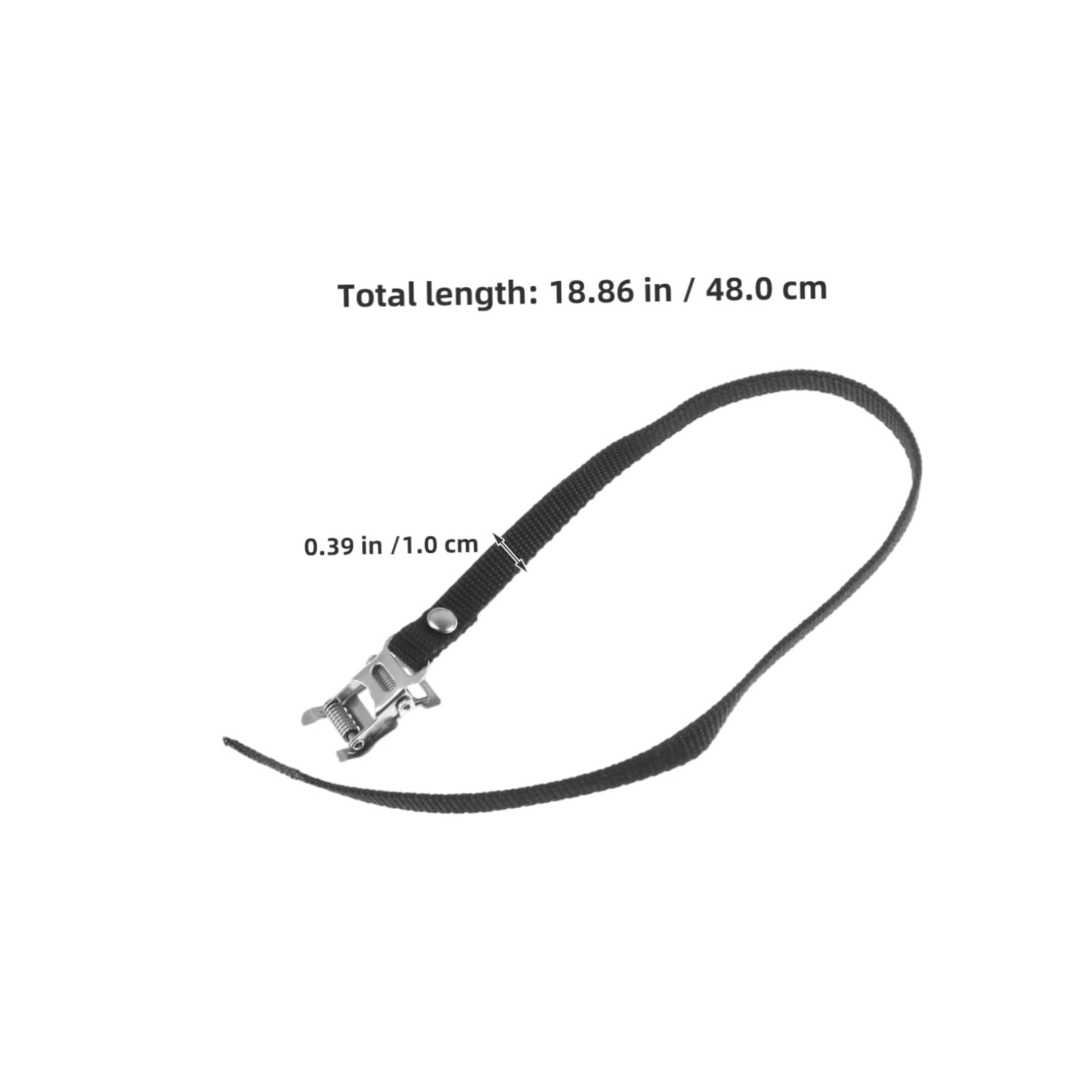 Happyyami 6 Pezzi Cinghie Regolabili per Pedali Bici con Clip per Dita Antiscivolo e Resistenti Intemperie Accessori Sicuri per Pedali Mountain Bike