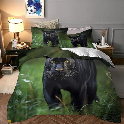 Housse de couette panthère noire : le cadeau idéal pour garçon