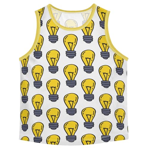 Baby Boys Sleeveless Tank Top Bulbs Toddler Athletic Vest 3-10T