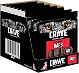 Crave Hundesnacks Protein Bars mit 100% natürlichem Rind, 7 x 76g