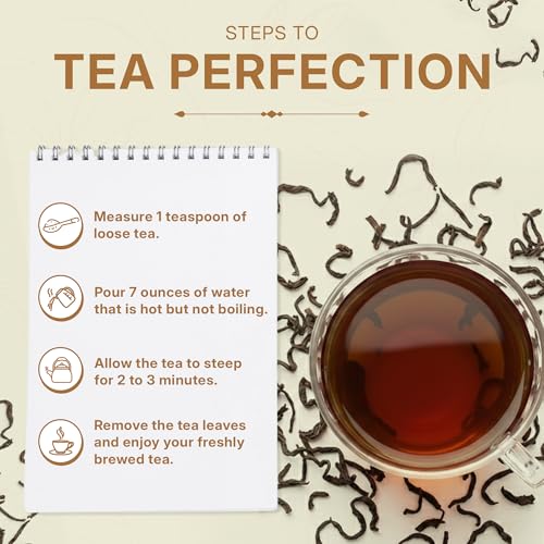 Image of Tealeaf & Co. Classic Assam CTC Chai - 100% Pure Loose Leaf Black Tea - Low Caffeine Premium Tea - Upto 50 Servings (3.52oz /100gm)