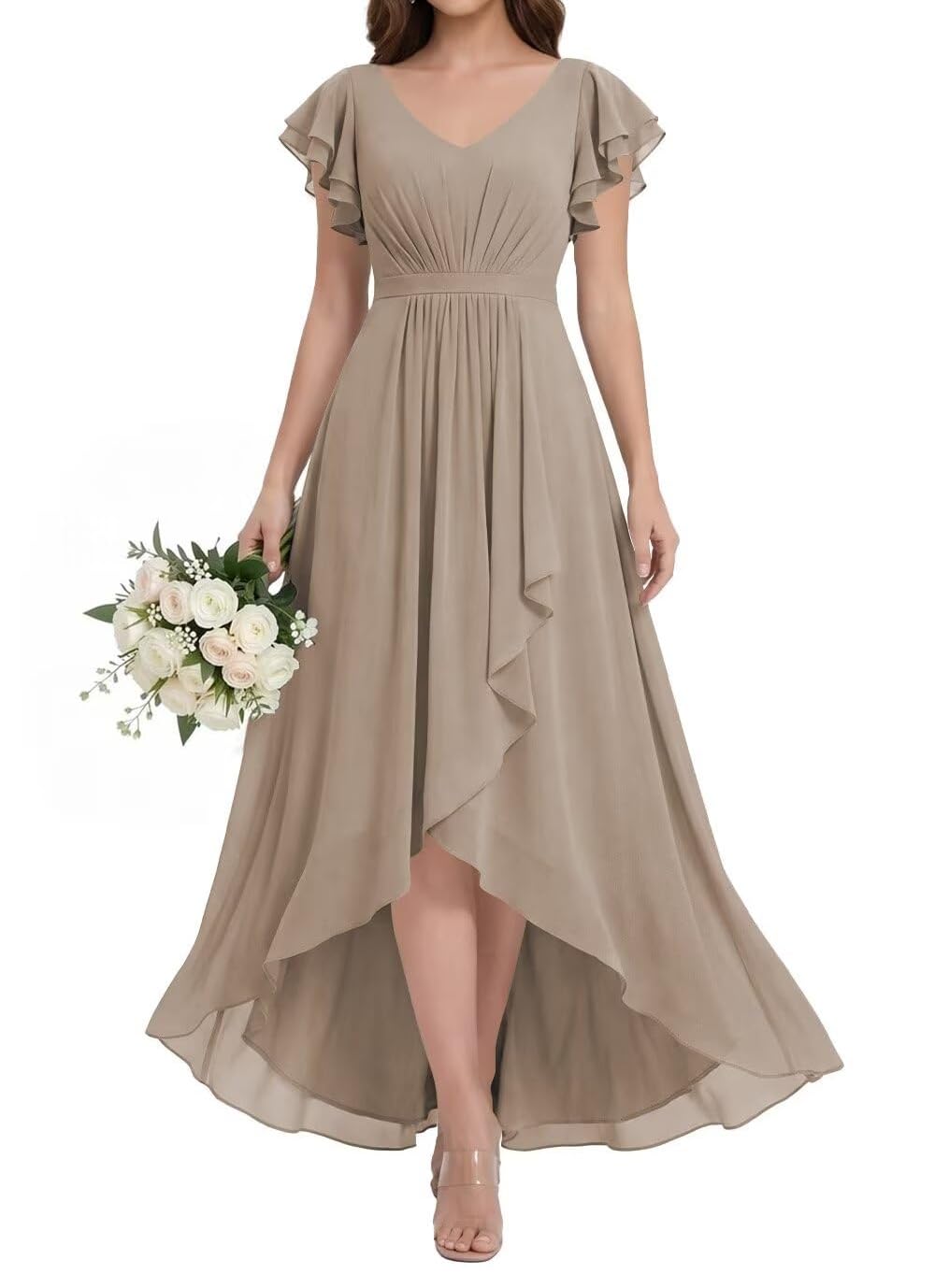 Robe de demoiselle d'honneur KIYNE pour mariage élégant en mousseline