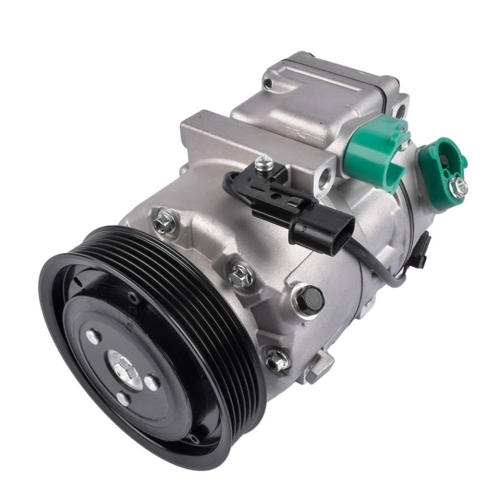 Tcaasaaub Onecolor A/C Compressor With Clutch 977011U600 977011U650 Compatible With Hyundai Santa Fe 2011 2012 2013 2014 2015 2016 2017 2018