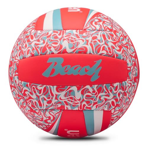 Image of Soft Rubber Lightweight Volleyball for Indoor Training Game Competition, Gym, Outdoor Beach Play, Gift for Kids,Fit for Beginner, Teenager, Adult, 1pcs