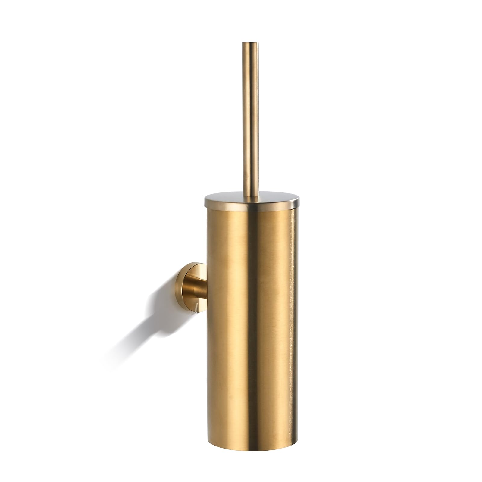 Soporte de pared de acero inoxidable para inodoro, organizador de baño que ahorra espacio, duradero y elegante, herramienta de limpieza para hogares modernos