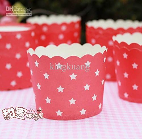 Amit Marketing Muffins Paper Cup Oven Proof 130ML Pack of 30pc (Multicoloured Assorted Design)
