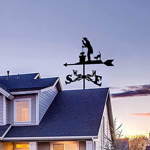 Girouette décorative support en métal robuste pour outils de mesure - 4