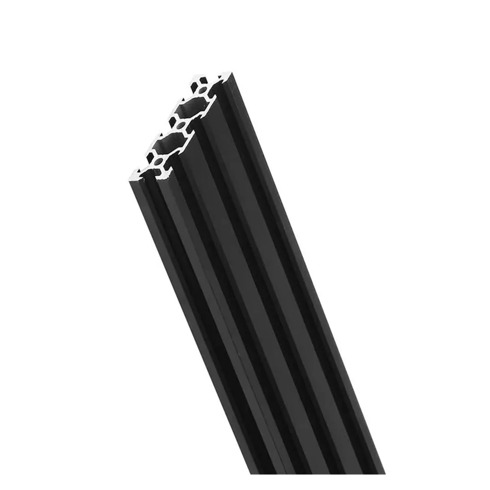 Schwarzes 2060-V-Nut-Profil aus eloxiertem Aluminium nach europäischem Standard, stranggepresste Linearführung mit einer Länge von 100 mm bis 800 mm(200mm)