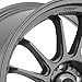 Konig 47MG HYPERGRAM Grey Wheel with Matte (0 x 8.5 inches /5 x 100 mm, 38 mm Offset)