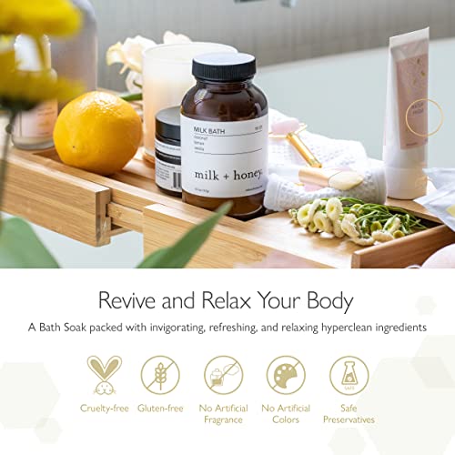 Milk + Honey Milk Bath No. 05, With Coconut Oil, Vanilla, And Lemon And Peel Oil, Moisturizing, Luxurious Milk Bath, 5.3 Ounces #TOP3