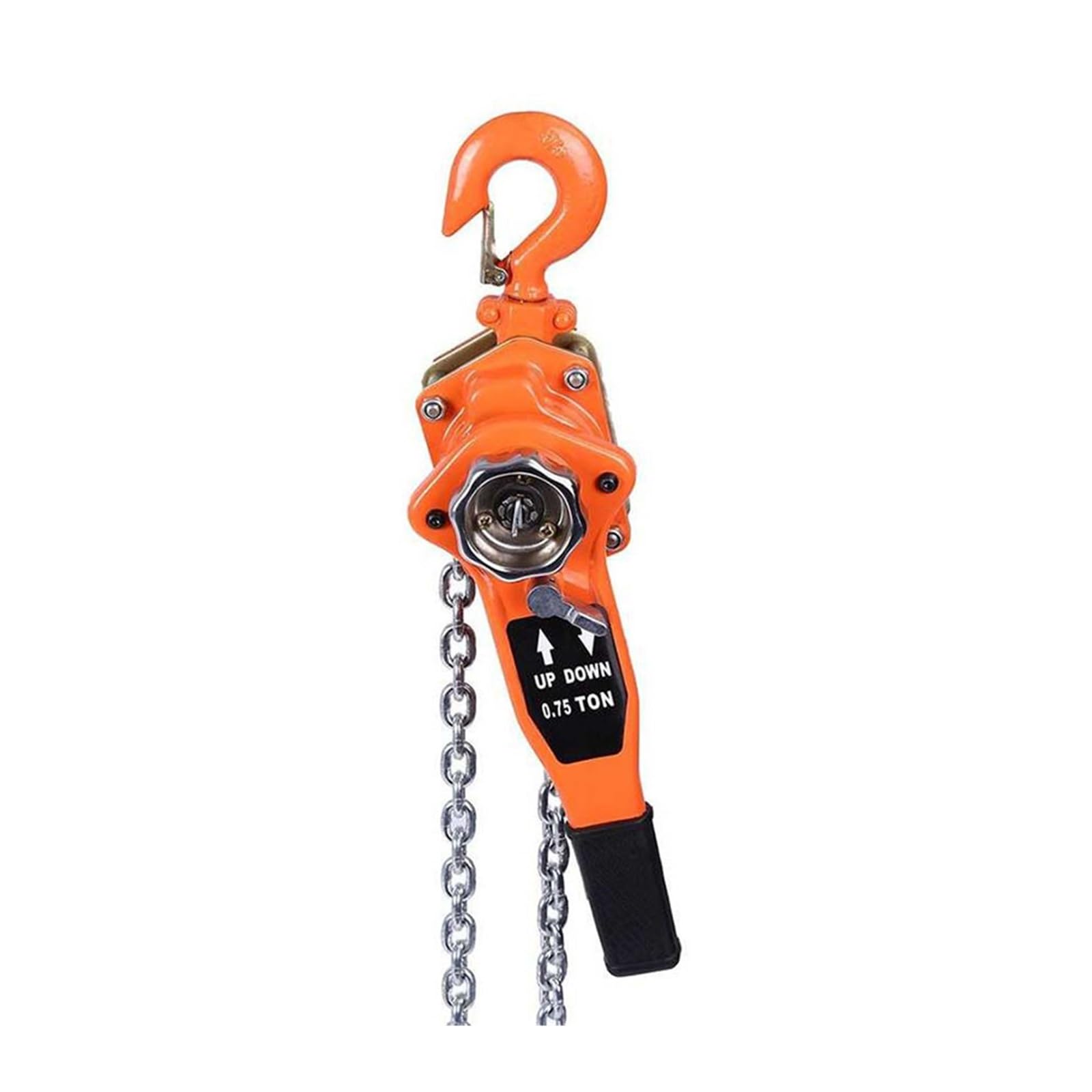 BHFPFZA Heavy-Duty Manual Winch with Adjustable Ratchet and Robust Pulley for Industrial Lifting Tasks