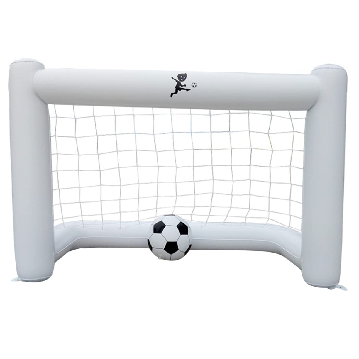 Mipcase 160cm Inflatable Goal Soccer Game Accessory Gate Net Ideal for Boys and Girls Camping Sports Day