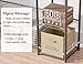 Wardrobe Closet,Portable Clothes Rack with 4 Tiers Shelves,Freestanding Closet Organizers and Storage System with Hanging Rods,Steel Clothing Rack Suitable for Cloakrooms,Bedrooms,Entrances,etc.Black