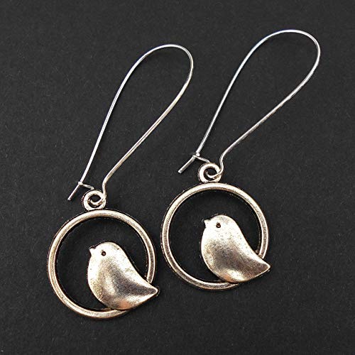 Silver Bird Earrings Silver Bird Earrings