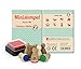 Produktbild Stemplino Stempelset Hunde - 8 Ministempel aus Holz Plus Stempelkissen, Mini Stempel Set Mix