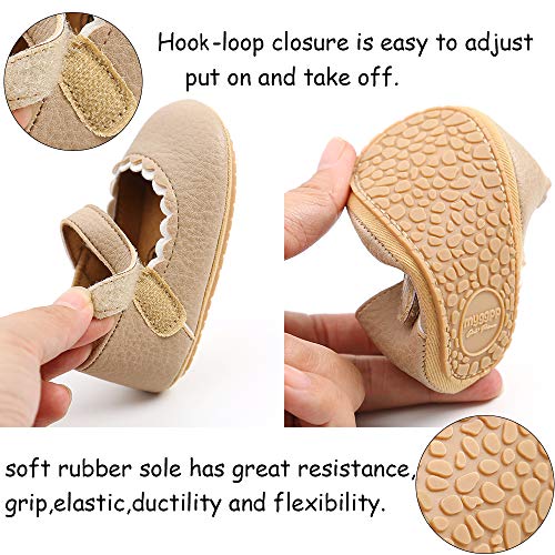 BiBeGoi Baby Baby Meisjes Strik Mary Jane Peuter Zachte Anti-slip Zool Prinses Bruiloft Jurk Eerste Wandelen Flats… - Image 7